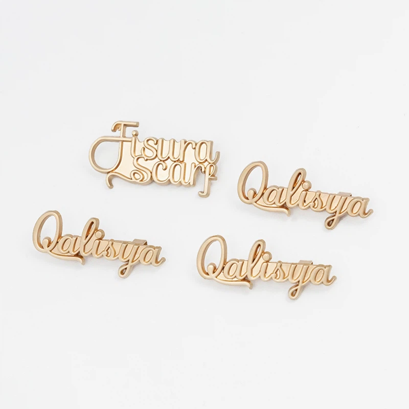 personalized name brooch pins