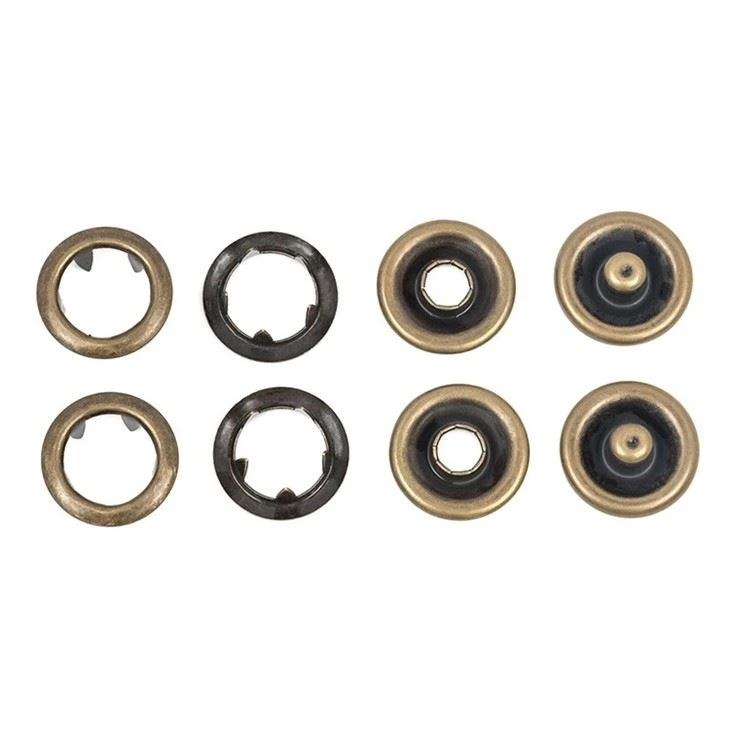 Metal Prong Ring Snap Fasteners