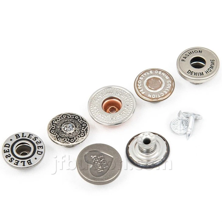 Copper Jeans Buttons