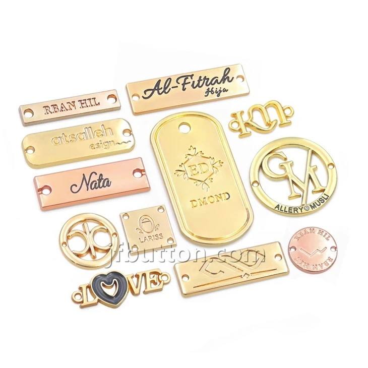 Small Metal Logo Plates
