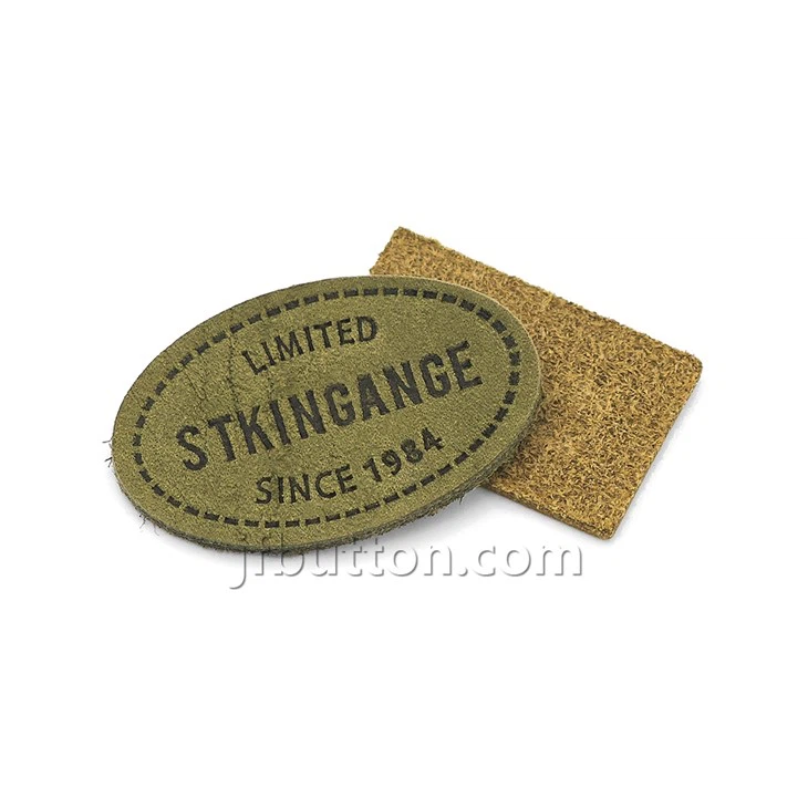 Mini Debossing Leather Labels For Hat
