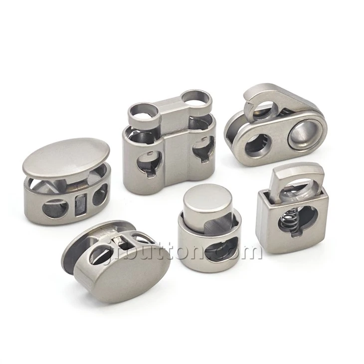Sliver Cord Stopper Metal