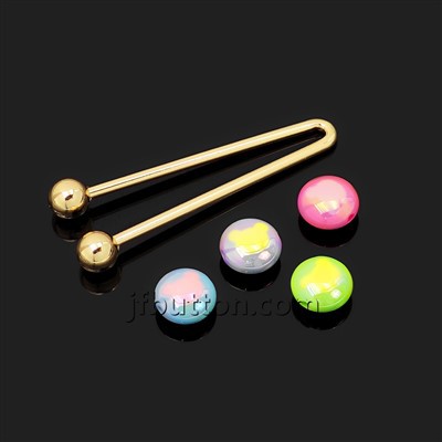 V Metalni prsten za vrh halter