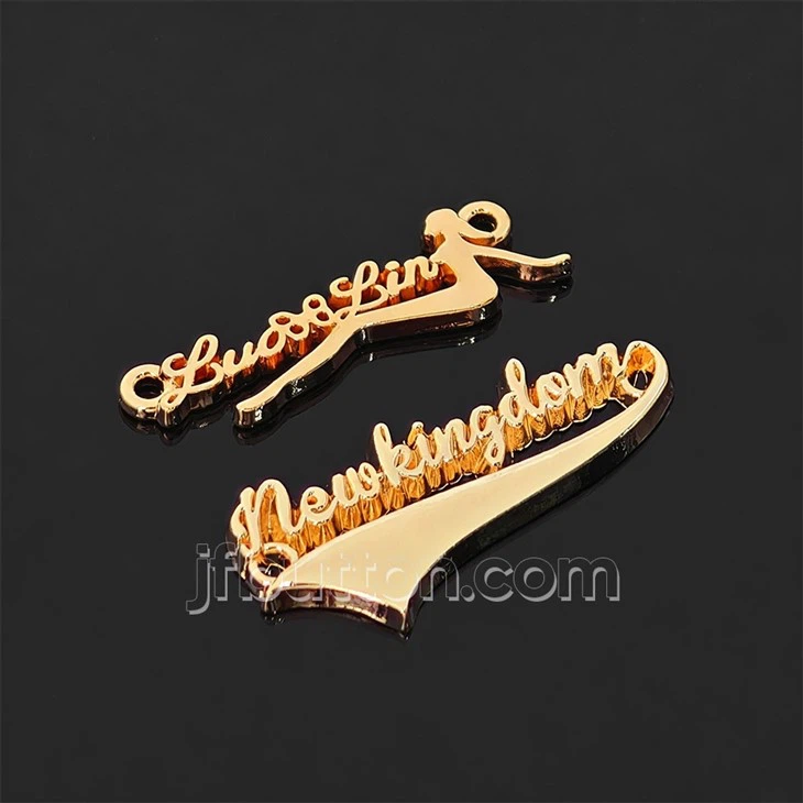 Prongs Metal Label For Bag factory