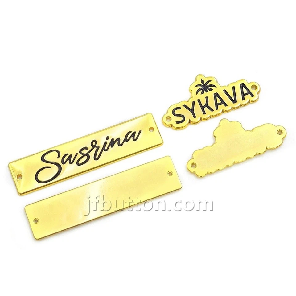 Metal Label Clothing Tags