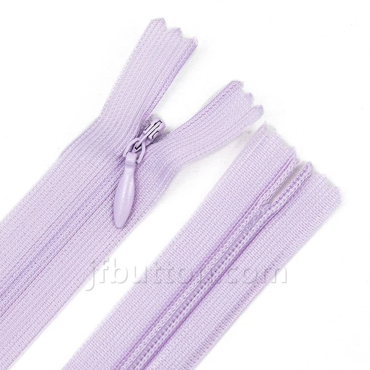 Red Invisible Zipper